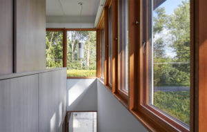 clear vertical grain douglas fir and rubio monocoat finish and triple glaze Loewen windows and doors