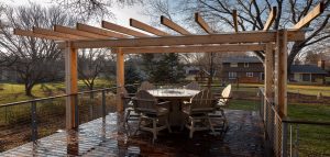 high end deck post and beam